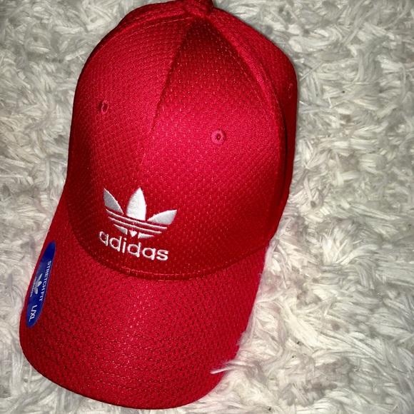 Adidas Diamond Red Fitted Cap sz LG/XL - Picture 8 of 8